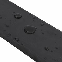 Rubberen rand voor sneeuwploeg 100x8x2 cm zwart