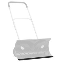 Rubberen rand voor sneeuwploeg 100x8x2 cm zwart