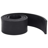 Rubberen rand voor sneeuwploeg 200x8x1 cm zwart