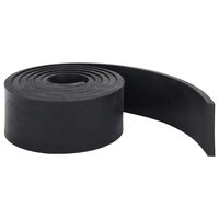 Rubberen rand voor sneeuwploeg 250x10x1 cm zwart