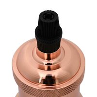 Lamphouders 2 st ros&eacute;goud E27