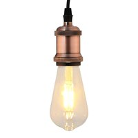 Lamphouders 2 st rood brons E27