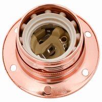 Lamphouders 2 st ros&eacute;goud E27