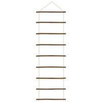 Wanddecoratie laddervormig 50x150 cm naturel tak