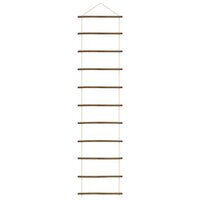 Wanddecoratie laddervormig 50x200 cm naturel tak