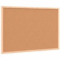 Magnetisch whiteboard met massief grenenhouten frame 60x40 cm