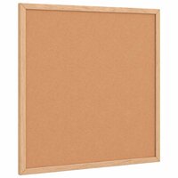 Kurkbord met massief grenenhouten frame 40x40 cm