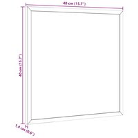 Kurkbord met massief grenenhouten frame 40x40 cm