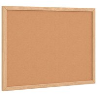 Kurkbord met massief grenenhouten frame 40x30 cm