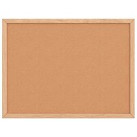Kurkbord met massief grenenhouten frame 40x30 cm