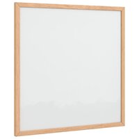 Magnetisch whiteboard met massief grenenhouten frame 40x40 cm