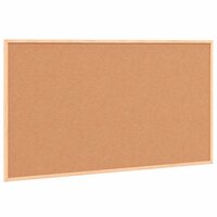 Krijtbord met massief grenenhouten lijst 100x55 cm zwart