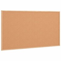 Kurkbord met massief grenenhouten frame 100x55 cm