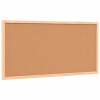 Magnetisch whiteboard met massief grenenhouten frame 60x30 cm