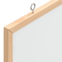Magnetisch whiteboard met massief grenenhouten frame 60x30 cm