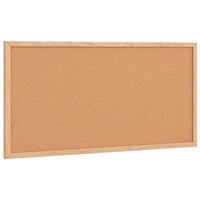 Bord in kurk met massief grenenhouten frame 60x30 cm