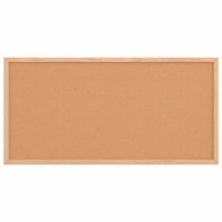 Bord in kurk met massief grenenhouten frame 60x30 cm