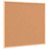 Krijtbord met massief grenenhouten lijst 60x55 cm zwart