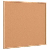 Kurkbord met massief grenenhouten frame 60x55 cm