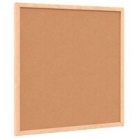 Krijtbord met massief grenenhouten lijst 40x40 cm zwart