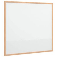 Magnetisch whiteboard met massief grenenhouten frame 60x55 cm