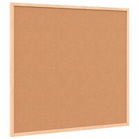 Magnetisch whiteboard met massief grenenhouten frame 60x55 cm