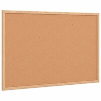 Kurkbord met massief grenenhouten frame 60x40 cm