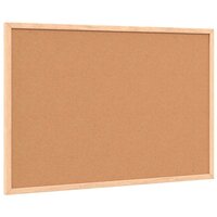 Kurkbord met massief grenenhouten frame 60x40 cm