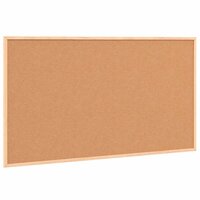Magnetisch whiteboard met massief grenenhouten frame 100x55 cm