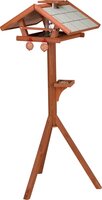 Trixie Natura Voederhuis Met Standaard En Silo Grenenhout Bruin 53X53X28/140 CM