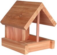 Trixie Natura Voederhuis Voor Vaste Montage Cederhout Natuur 16X13X15 CM 2 ST