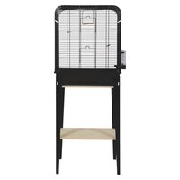 Zolux Vogelkooi Chic Loft Met Meubel Zwart 134X53,5X33,5 CM
