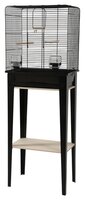 Zolux Vogelkooi Chic Loft Met Meubel Zwart 124X44,5X28 CM