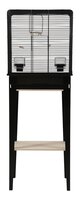Zolux Vogelkooi Chic Loft Met Meubel Zwart 124X44,5X28 CM