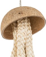 Trixie Natuurspeelgoed Kokosnoot/Bananenbladen 37 CM 2 ST