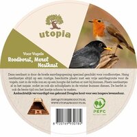 Utopia Nestkast Roodborst / Merel Gebrand Douglas Hout 28X18 CM