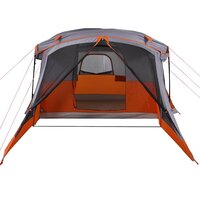 Tent met luifel 4-persoons waterdicht oranje