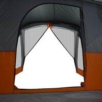 Tent met luifel 4-persoons waterdicht oranje
