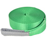 Slackline 15 m x 50 mm 150 kg groen