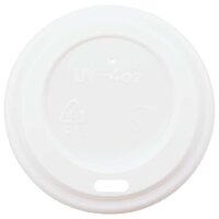 Papieren koffiebekerdeksels &Oslash;60 mm 4oz 1000 st kunststof wit