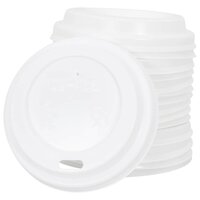 Papieren koffiebekerdeksels &Oslash;60 mm 4oz 1000 st kunststof wit