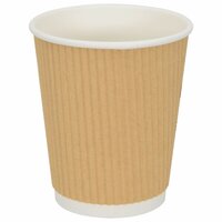 Papieren koffiekopjes 500 st 8oz 200 ml bruin