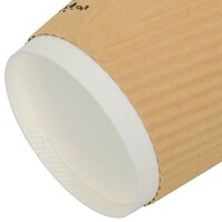 Papieren koffiekopjes 500 st 8oz 200 ml bruin
