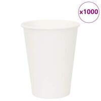 Papieren koffiekopjes 1000 st 12oz 300 ml wit