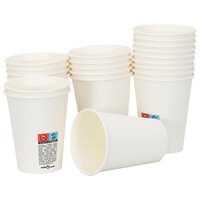 Papieren koffiekopjes 1000 st 12oz 300 ml wit