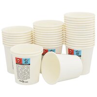 Papieren koffiekopjes 1000 st 4oz 100 ml wit