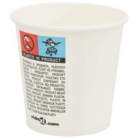Papieren koffiekopjes 1000 st 4oz 100 ml wit