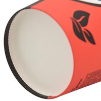 Papieren koffiekopjes 1000 st 12oz 300 ml rood en zwart
