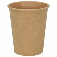 Papieren koffiekopjes 1000 st 8oz 200 ml bruin