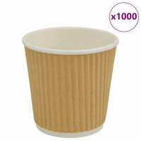 Papieren koffiekopjes 1000 st 4oz 100 ml bruin